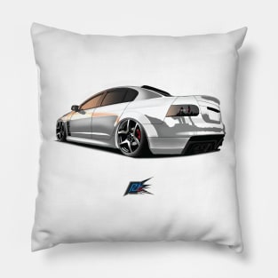 holden commodore ve white Pillow