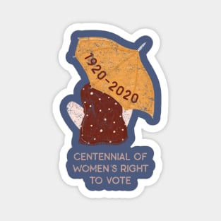 Women's Vote Centennial Suffragette 100 Years Magnet