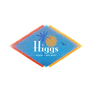 Higgs Beach, Key West Retro Mid Century Style T-Shirt