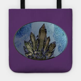 Quartz Crystal Cluster Cave Tote