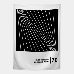 The Stranglers - Minimal Style Graphic Artwork Design Tapestry