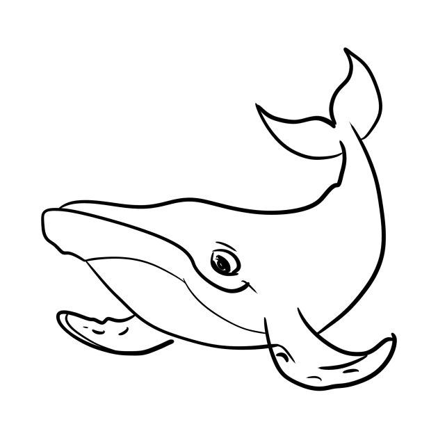 Stick figure whale by WelshDesigns