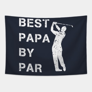 Best Papa By Par Shirt Golf Player Papa Golf GiftShort Tapestry