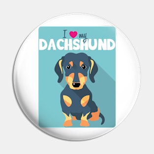 I love my Dachshund - blue! Especially for Doxie owners! Pin