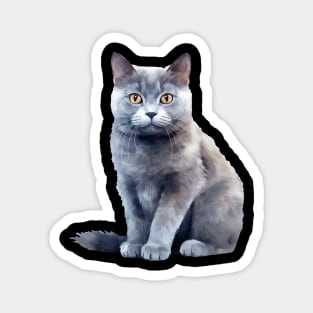 Chartreux Cat Magnet