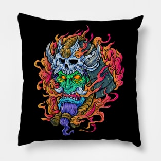 Samurai Devil Pillow