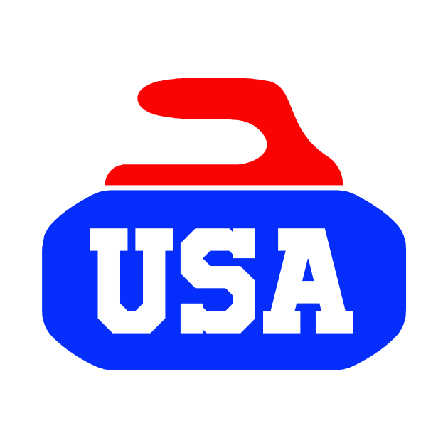 USA Curling by Wyld Bore Creative