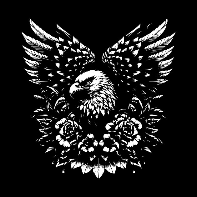 eagle tattoo design by lkn