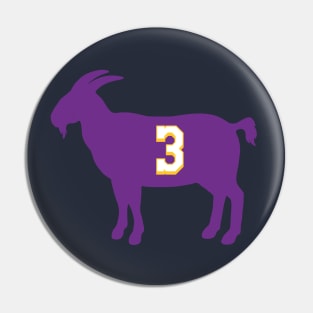 Anthony Davis Los Angeles Purple Goat Qiangy Pin