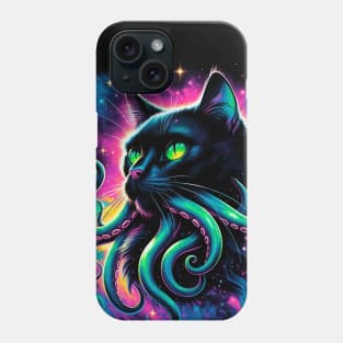 Cosmic Cthulhu Cat Phone Case