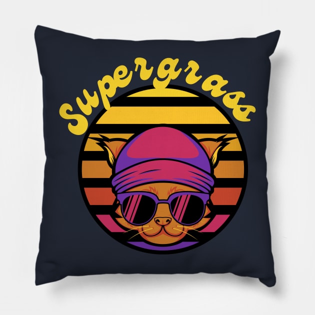 supergrass Pillow by Oks Storee