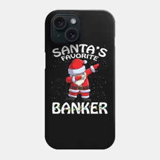 Santas Favorite Banker Christmas Phone Case