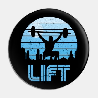 Retro Sunset Lift Pin