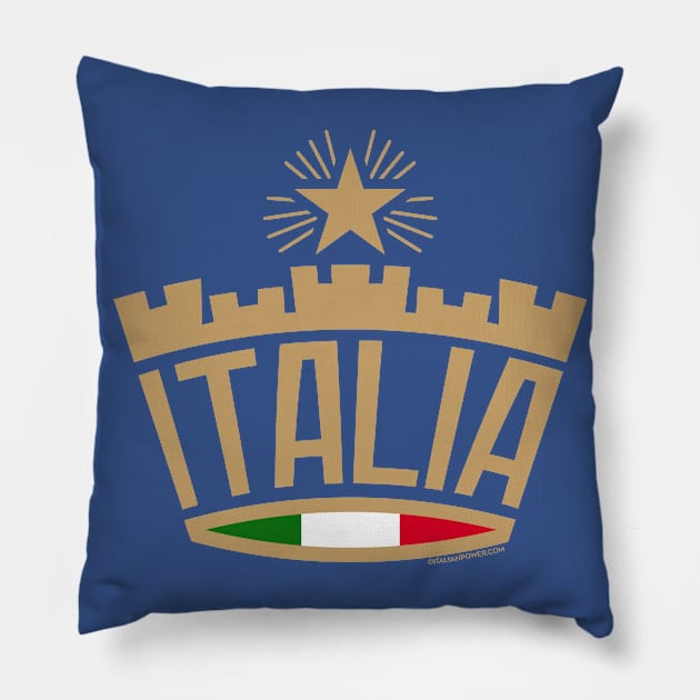 Italia Corona Pillow by ItalianPowerStore