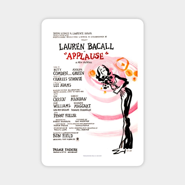 Applause Playbill Magnet by RockettGraph1cs