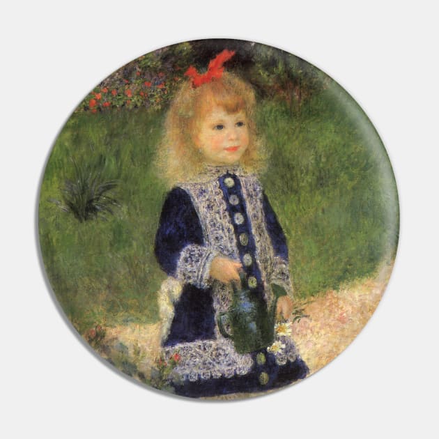 A Girl with Watering Can by Pierre Renoir Pin by MasterpieceCafe