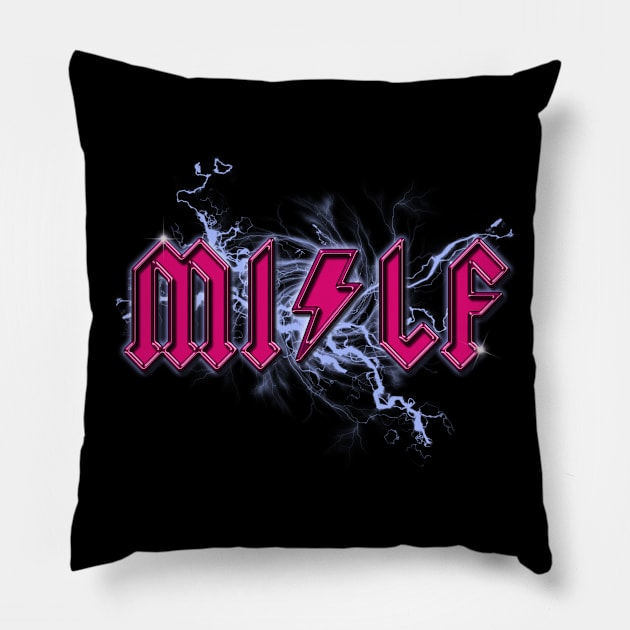 Hard Rock MILF II Pillow by Eggy's Blackberry Way