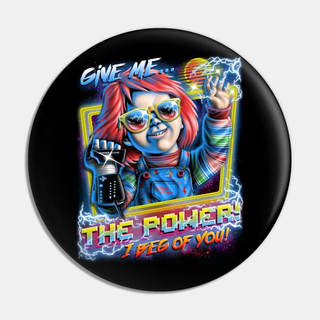 Give Me the Power Pin by Punksthetic