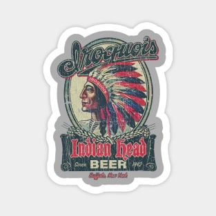 Iroquois Indian Head Beer 1842 Magnet