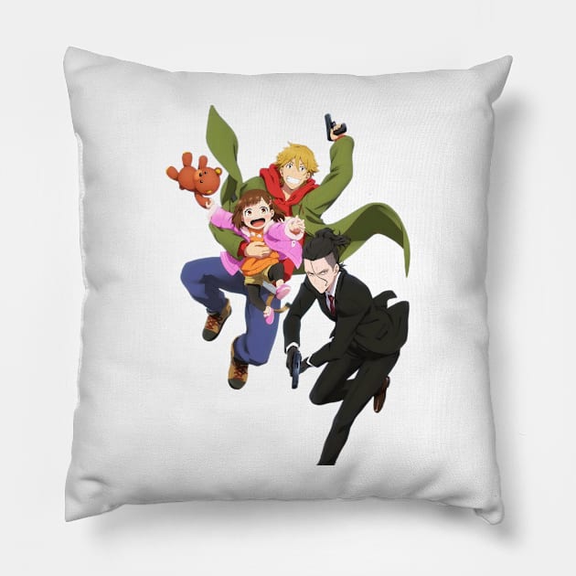 Buddy daddies Pillow by CERA23