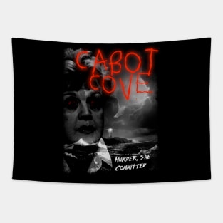 Cabot Cove Horror ))(( Murder She Wrote Fan Art Tapestry