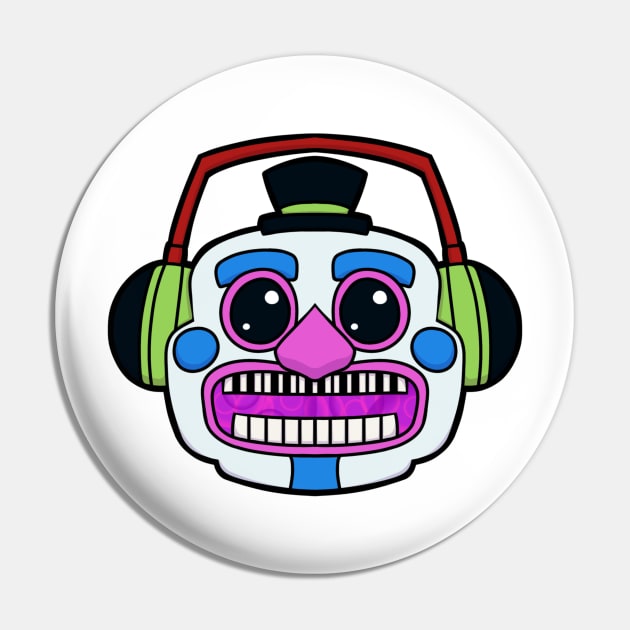 DJ Music Man - FNaF Pin by WhiteRabbitWeirdo