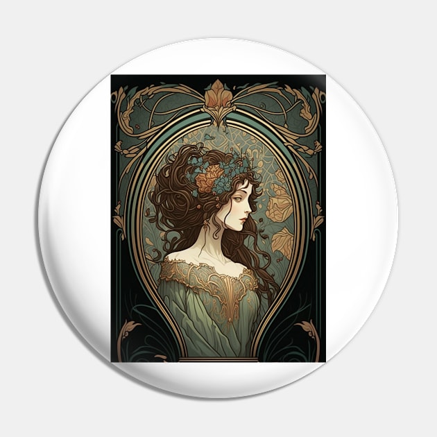 Elven Princess Pin by ArtNouveauChic