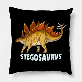 Stegosaurus Dinosaur Design Pillow
