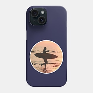 Summer Fun - Surfing Girl Phone Case