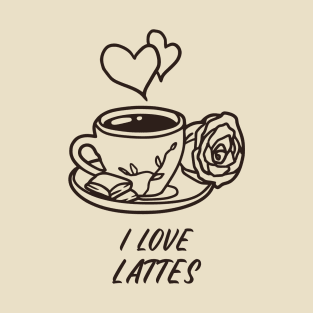 I Love Lattes T-Shirt