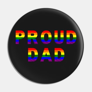 Proud dad lgbtq+ Pin
