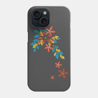 Poinsettia Sprig Phone Case