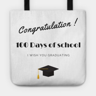 100 days of school Tote