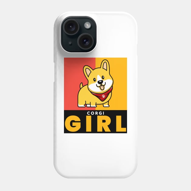 CORGI Girl Cute Dog Phone Case by SartorisArt1