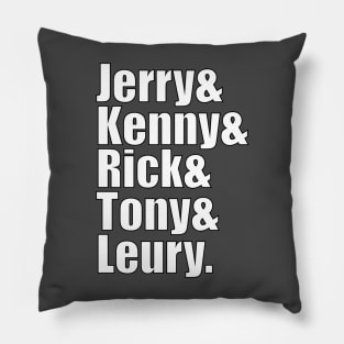 Jerry & Kenny & Rick & Tony & Leury Pillow