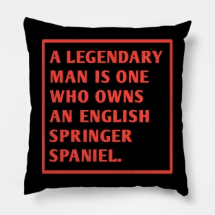 English Springer spaniel Pillow