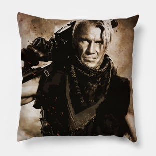 expendables lundgren Pillow