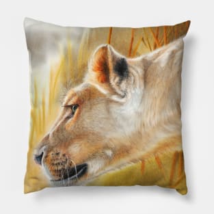 The African Queen, Lioness Big Cat Pillow