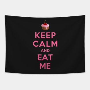 KEEP CALM AND EAT ME Tapestry