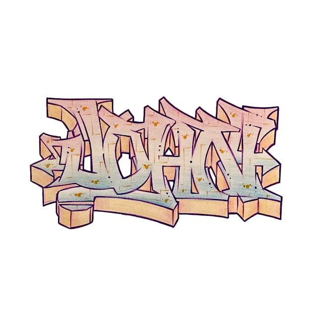 JOHN - GRAFFITI NAME by PHECK by PheckArt