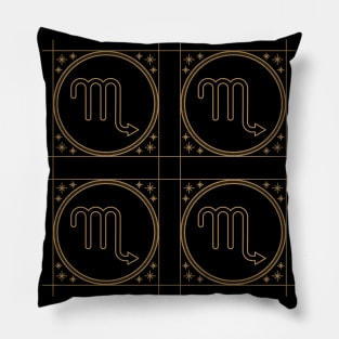 sign scorpion zodiac Pillow