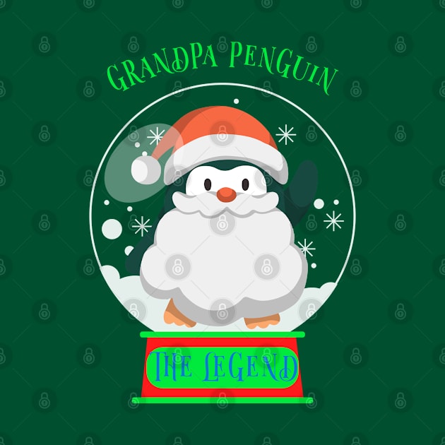 Matching Christmas Family, Grandpa Penguin by Feminist Foodie