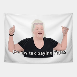 Angela - taxpaying right Tapestry