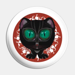 Crazy Cat Pin