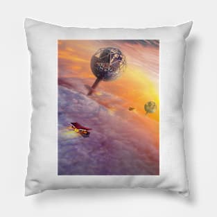 Floating City Pillow