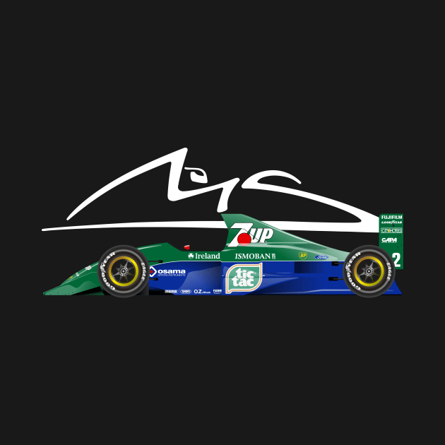 Jordan 191 Illustration Signed by Burro Wheel