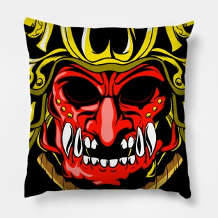 Onimaru Japanese Demon Mask Pillow