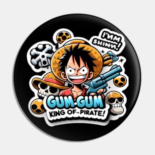 Luffy's popular catchphrases I'm gonna be King of the Pirates! Pin