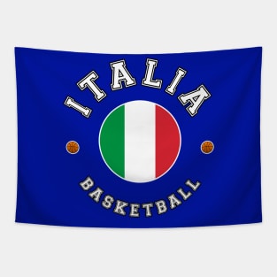 Italia Basketball Tapestry