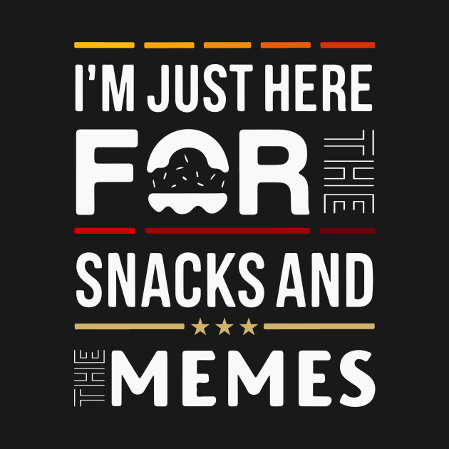 Snacks, Memes, and Casual Comfort Tee by ArtMichalS
